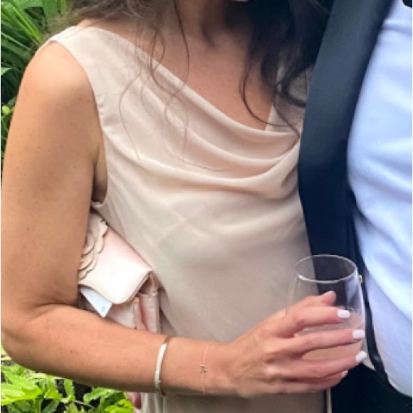 Amsale Alyssa Dress in fawn color - Picture 4 of 7